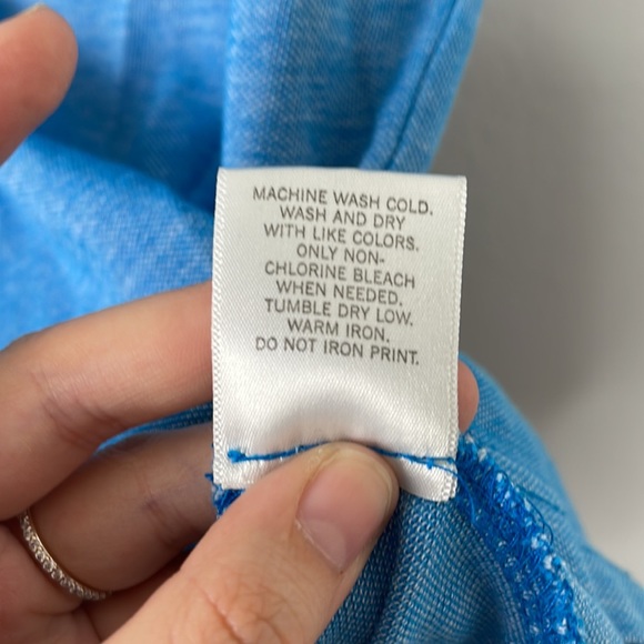 Banana Republic Factory Blue Heathered Polo - Picture 5 of 6